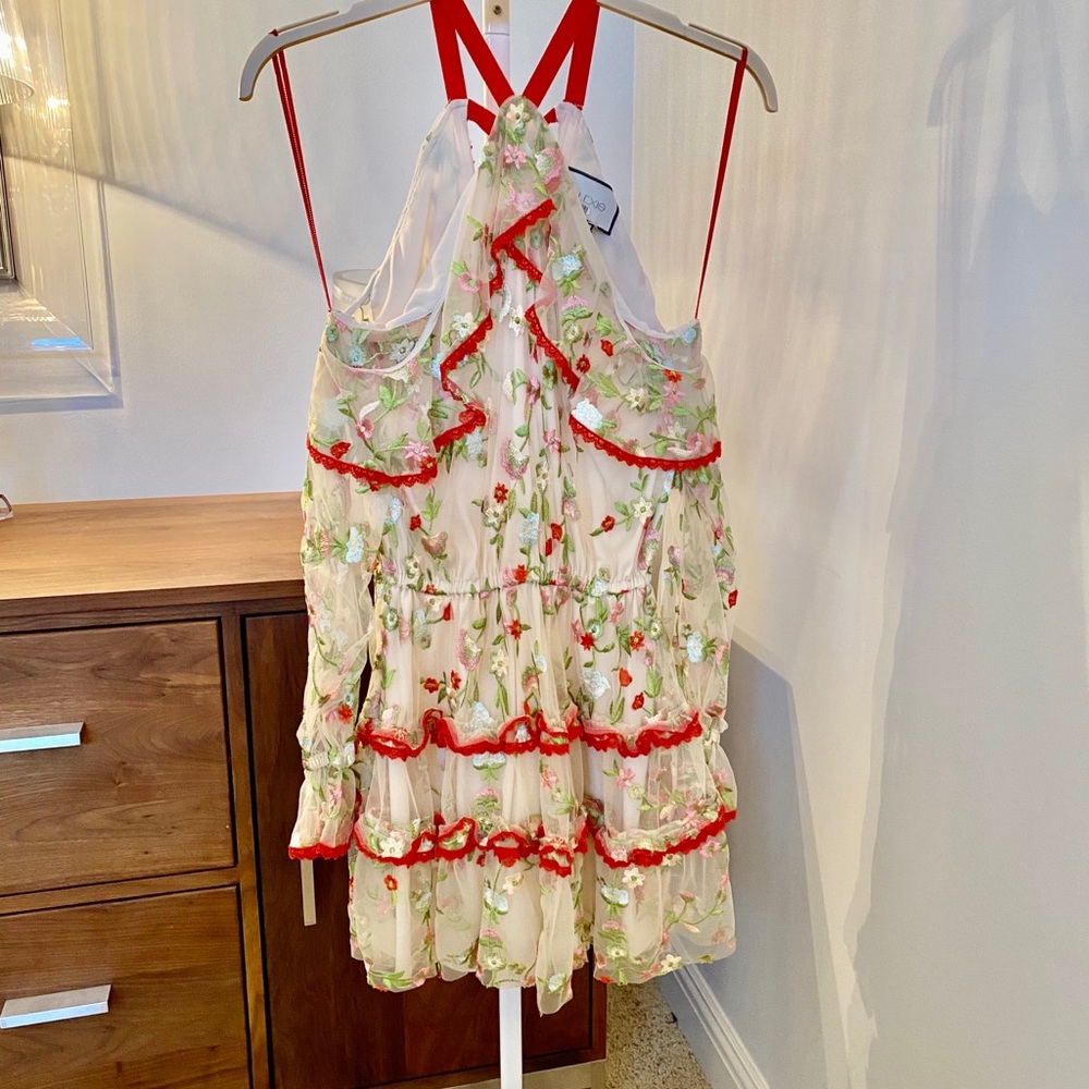 Alexis  Ivory Floral Adeline Dress - Picture 5 of 5